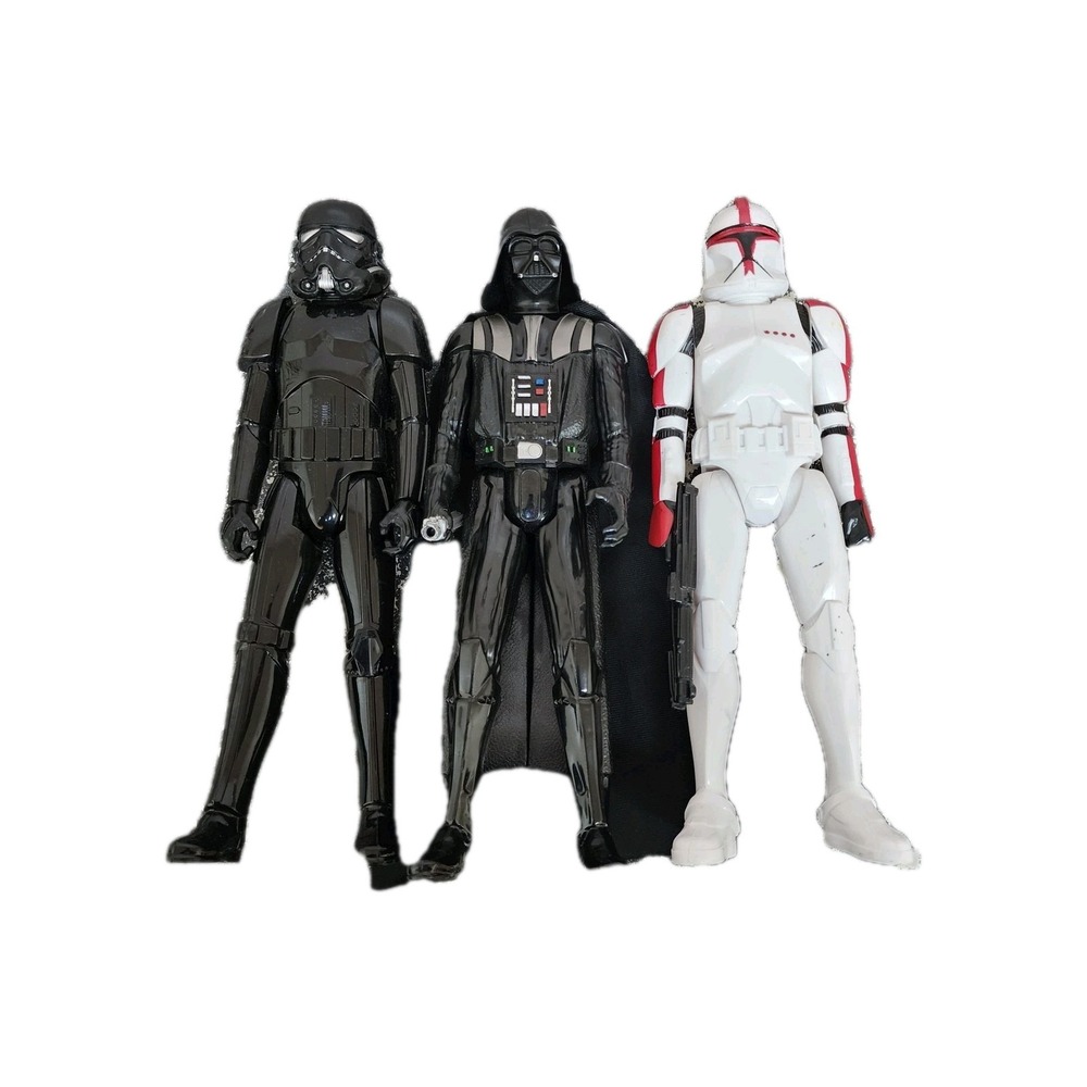 Star Wars 12 inch Hasbro Lot - Darth Vader, Shadow, Clone Trooper 2012 2013